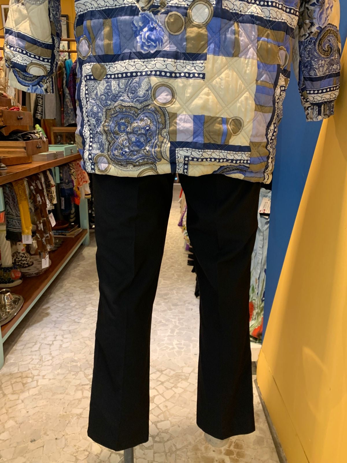 Calça preta flare masculina