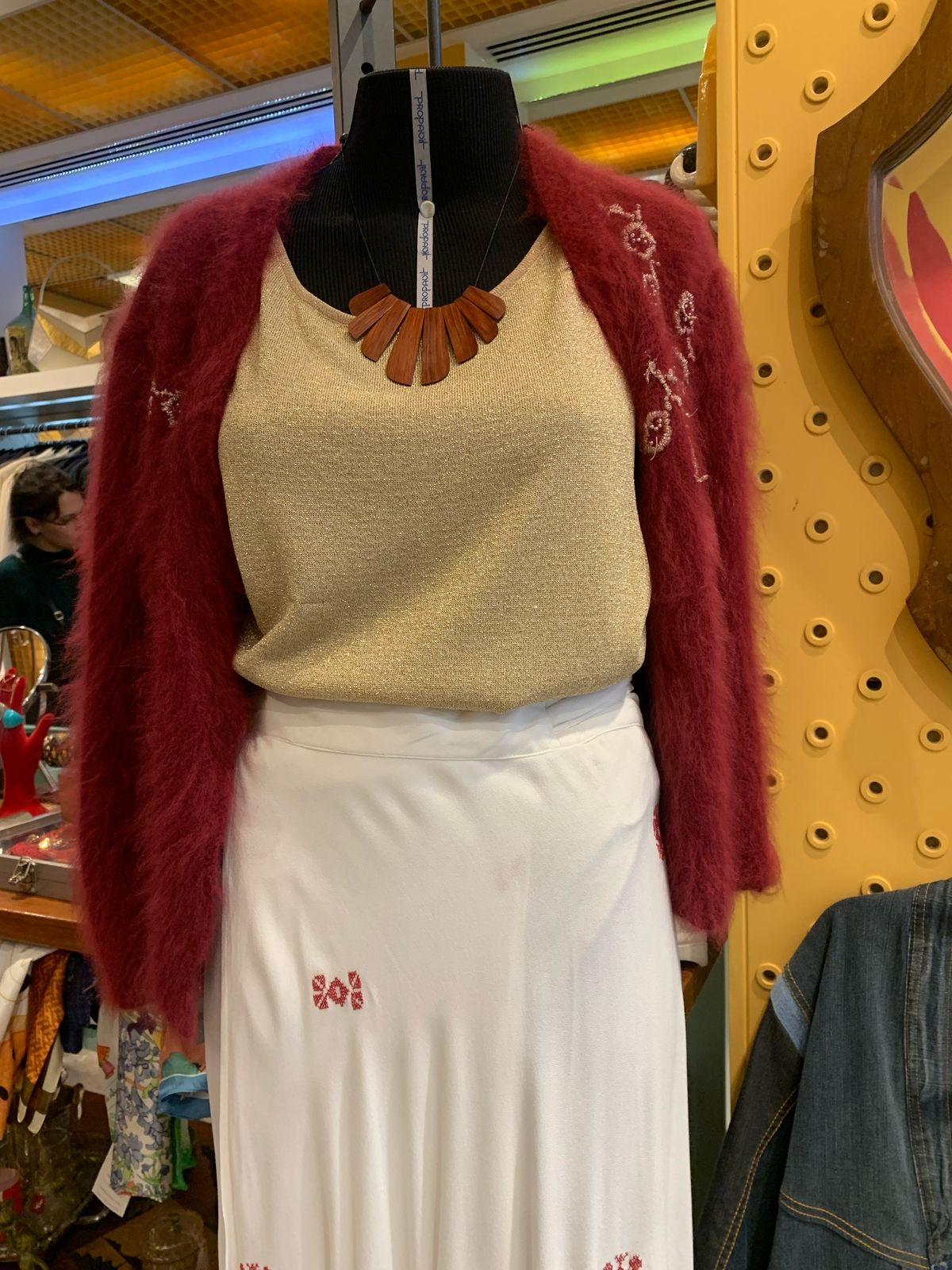 Casaquinho vermelho