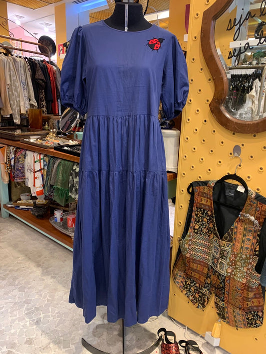 Vestido Mabô com decote em coração nas costas
