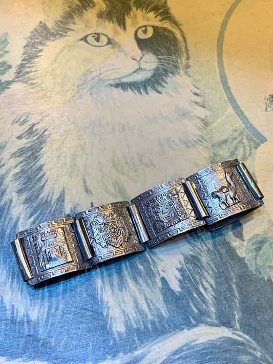 Pulseira pequena de prata antiga