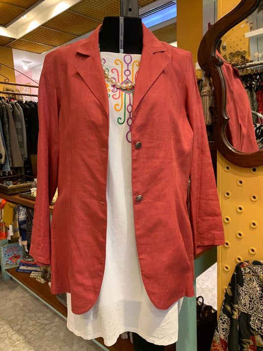 Blazer anos 70 de linho