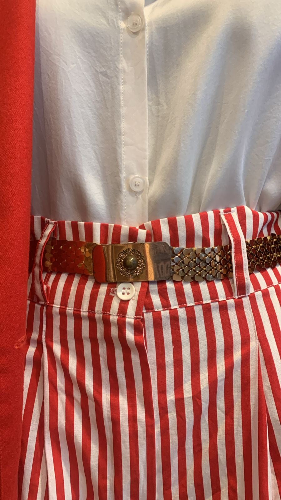 Cinto vintage dourado