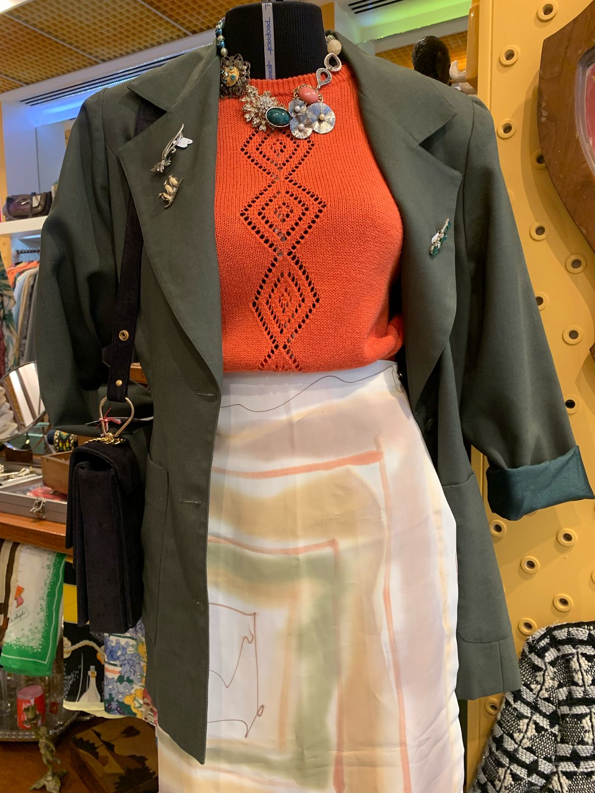 Blazer verde vintage