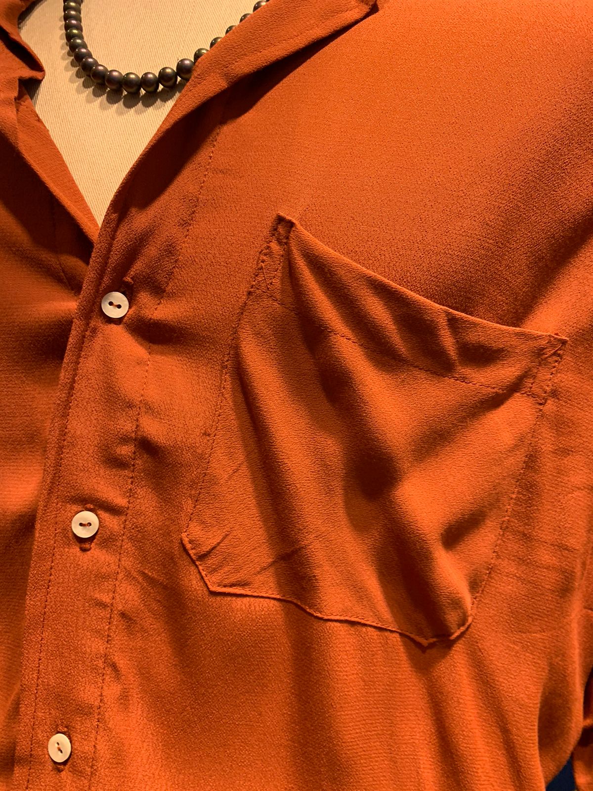 Camisa terra cota