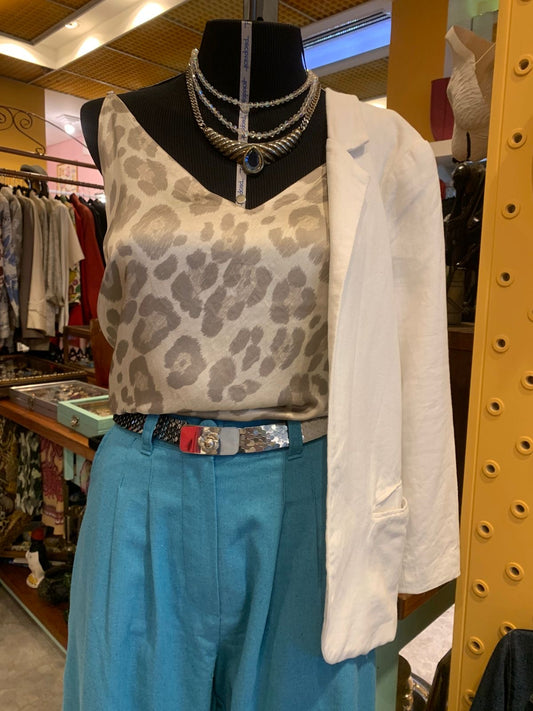 Cinto vintage prata