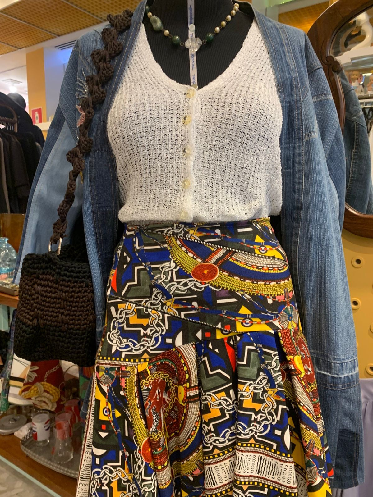 Blusa branca fresquinha