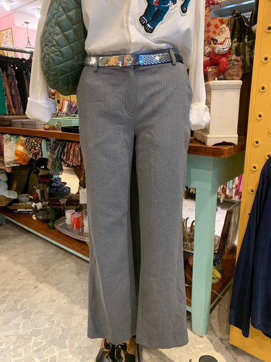 Calça cinza alfaiataria