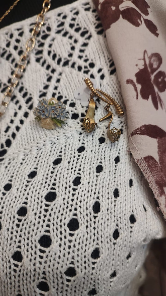 Broche de flores