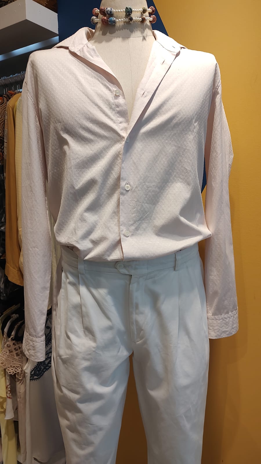 Camisa rosa Hermes