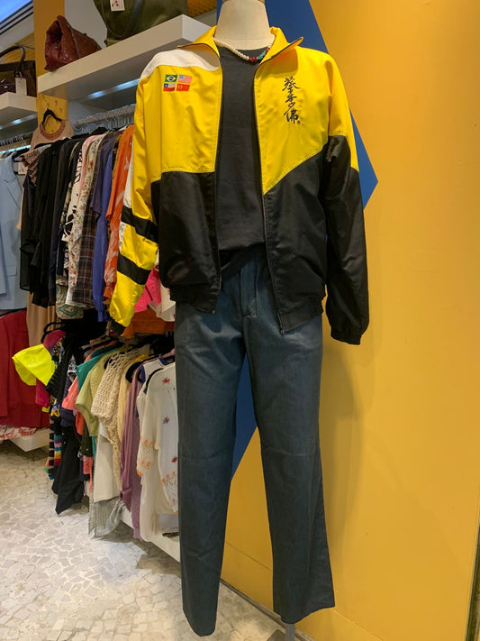 Jaqueta amarela e preta