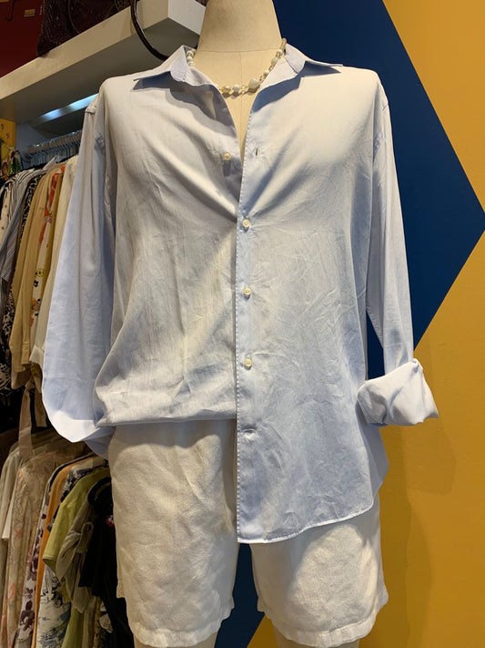 Camisa azul Massimo Dutti