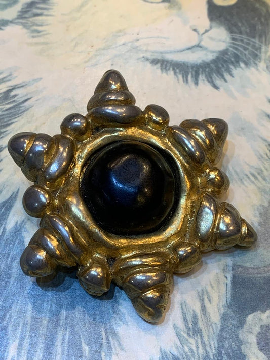 Broche upcycling estrela