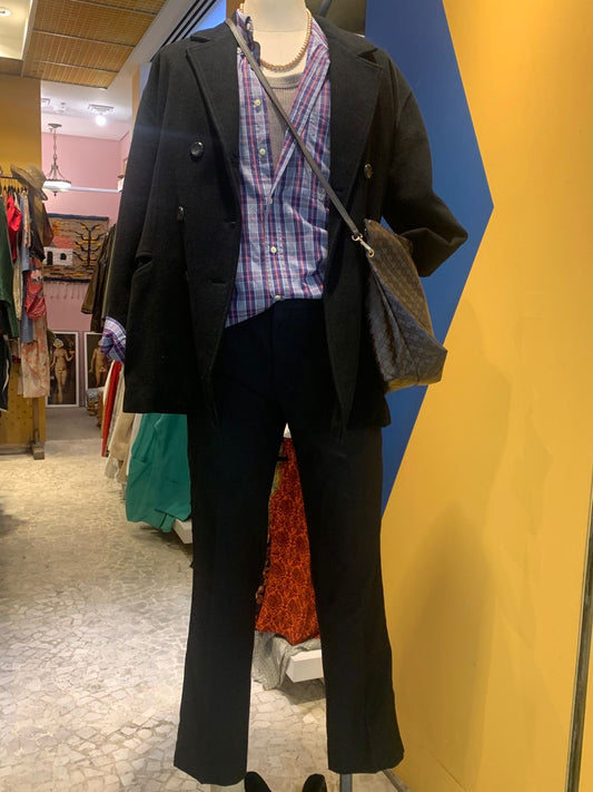 Calça preta básica Calvin Klein