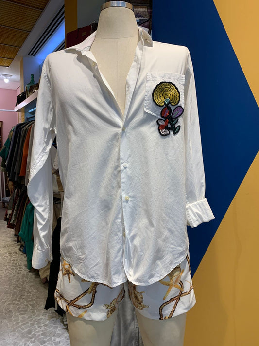 Camisa patchwork