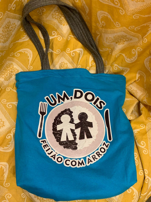 Eco bag upcycling azul