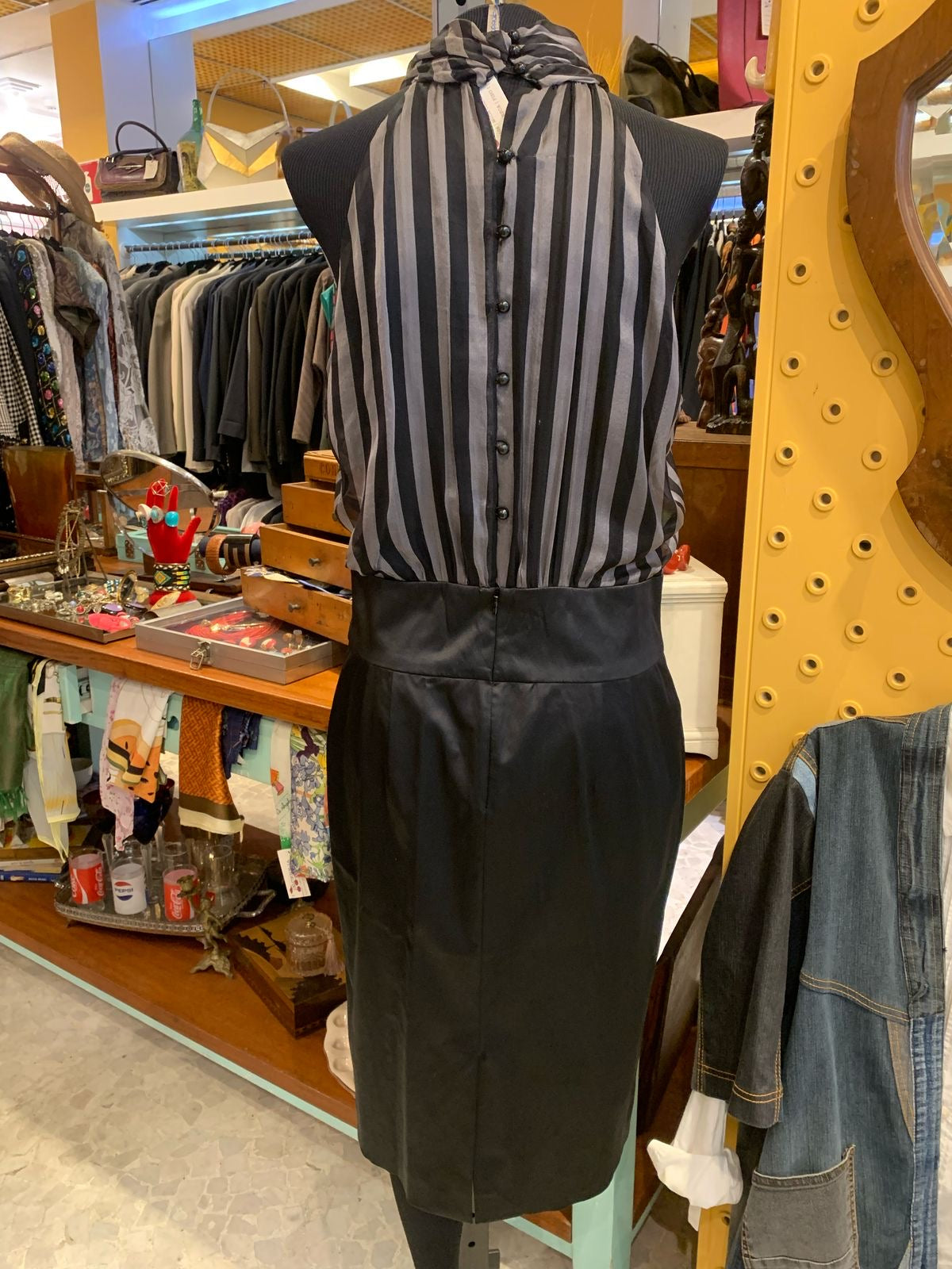 Vestido de golinha  alta