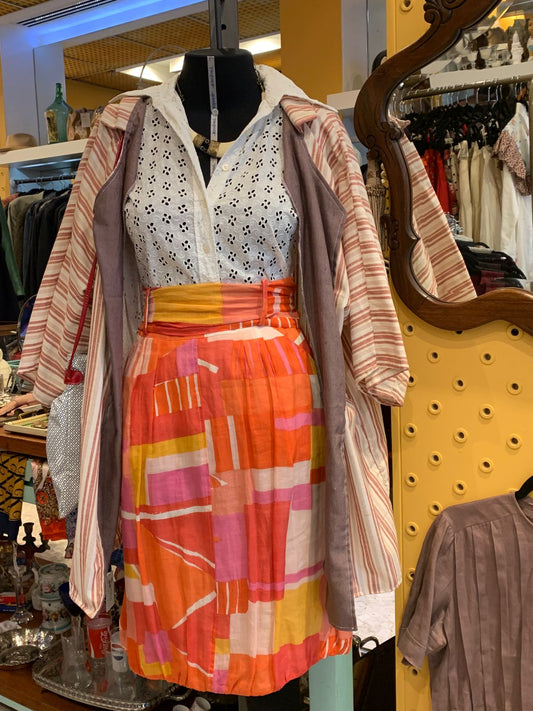 Kimono listrado upcycling