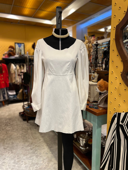 Vestido Branco curto Yves Saint Laurent