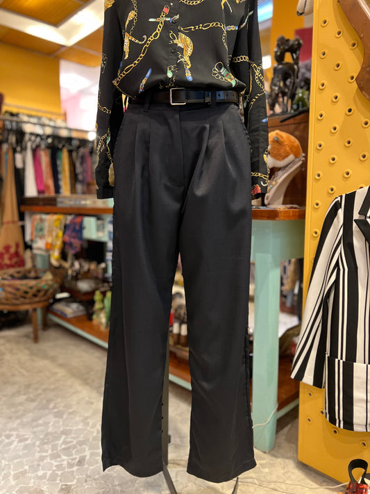 Calça preta de alfaiataria