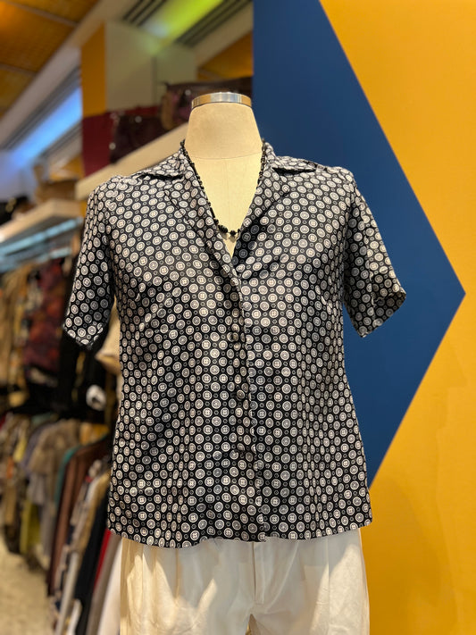 Camisa de manga curta estampada