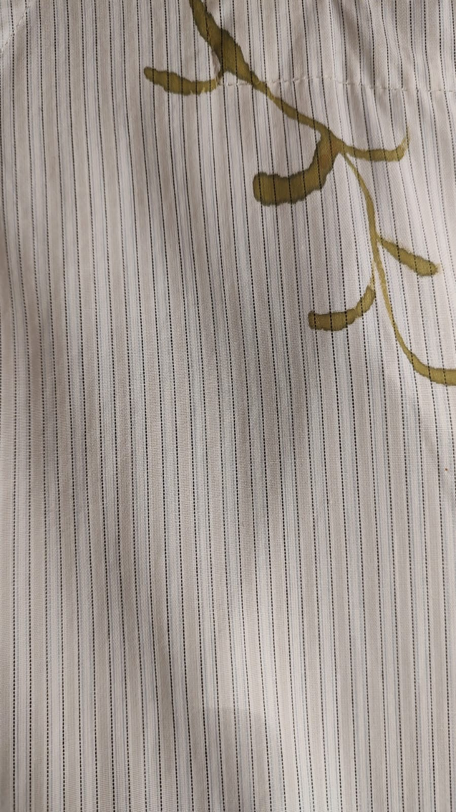Vestido listradinho pintado a mão