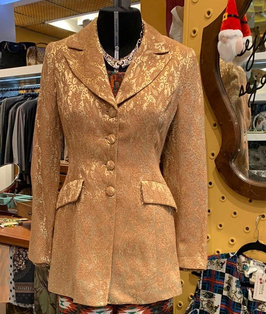 Blazer vintage dourado