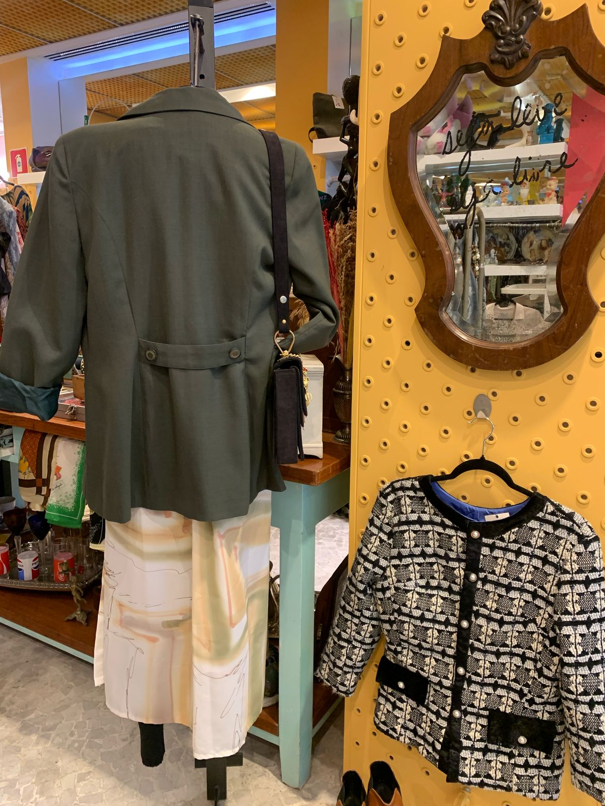 Blazer verde vintage
