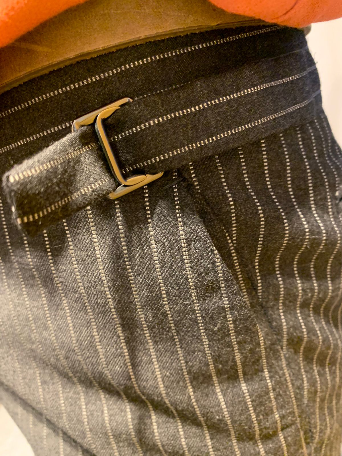 Calça de Lã risca de giz Tom Ford