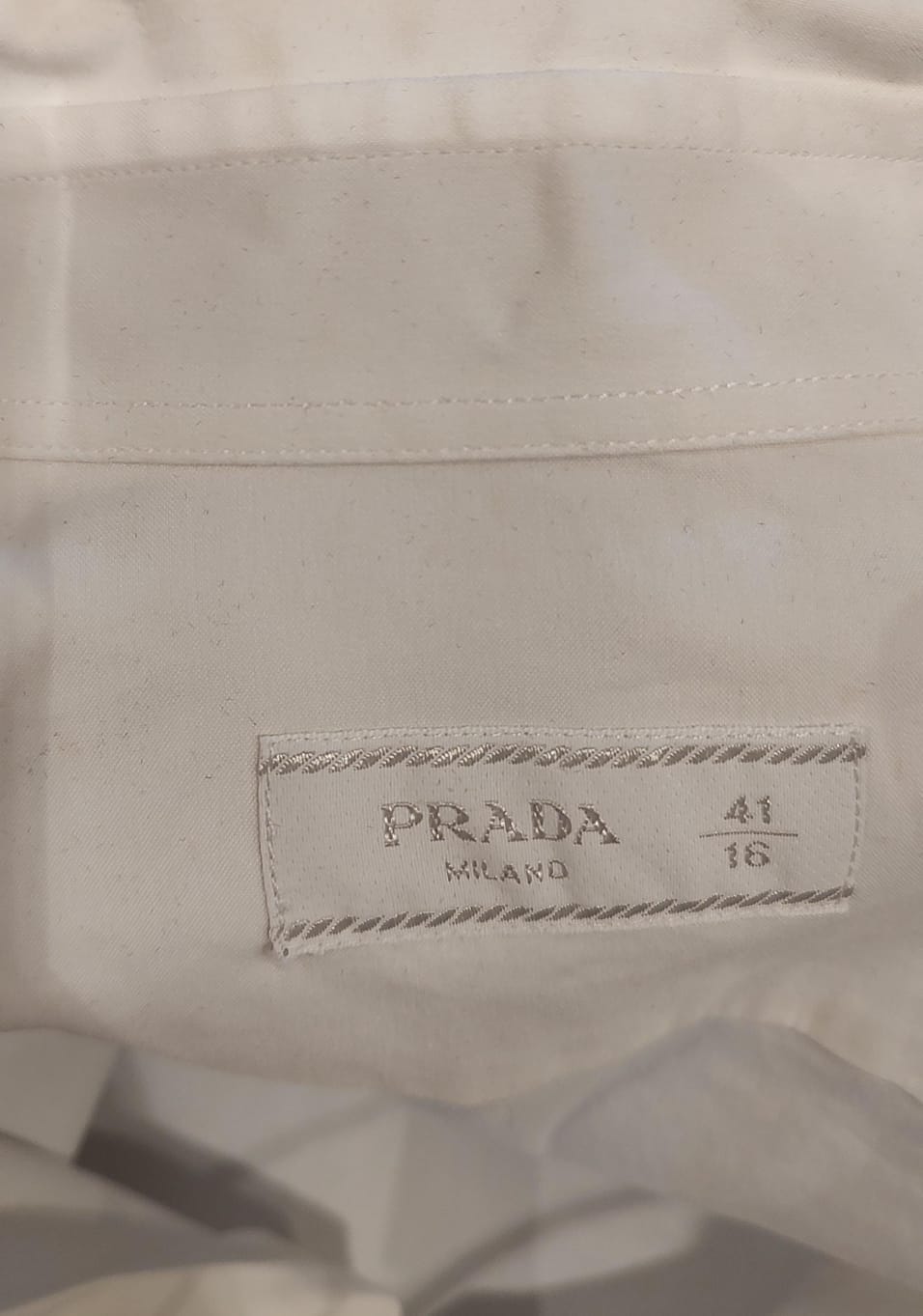 Camisa branca Prada