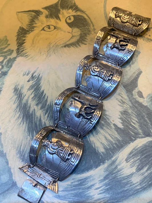 Pulseira de prata antiga