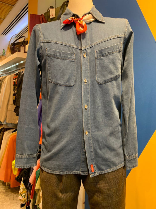 Camisa jeans Masculina