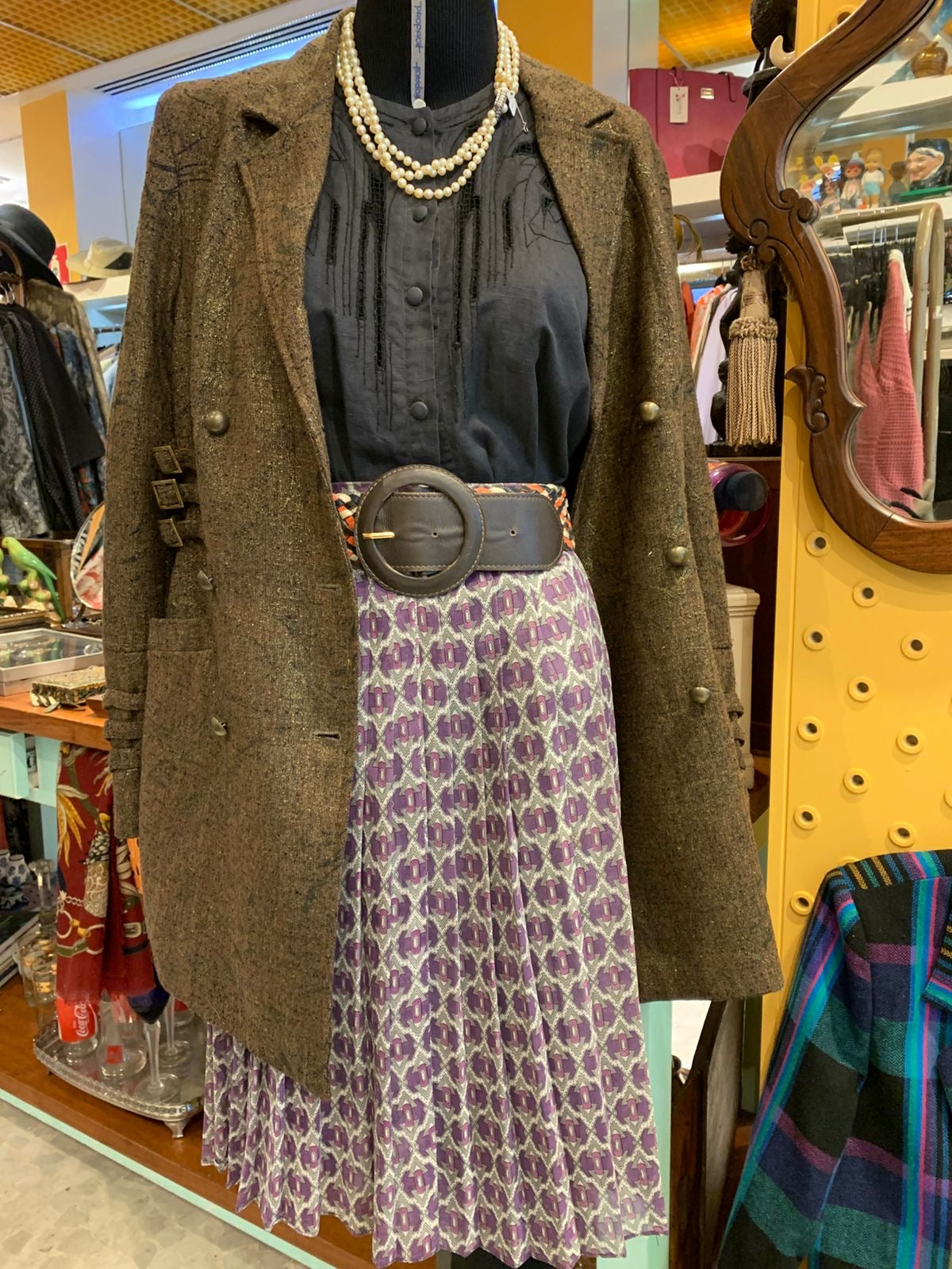 Blazer vintage marrom