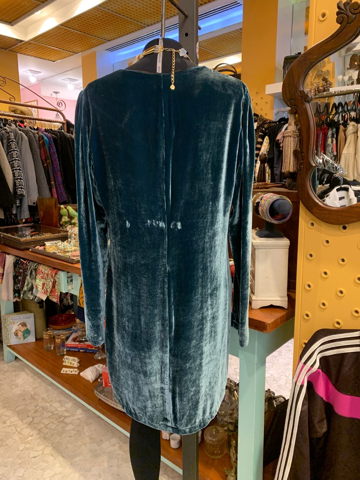 Vestido de veludo OLYMPIAH