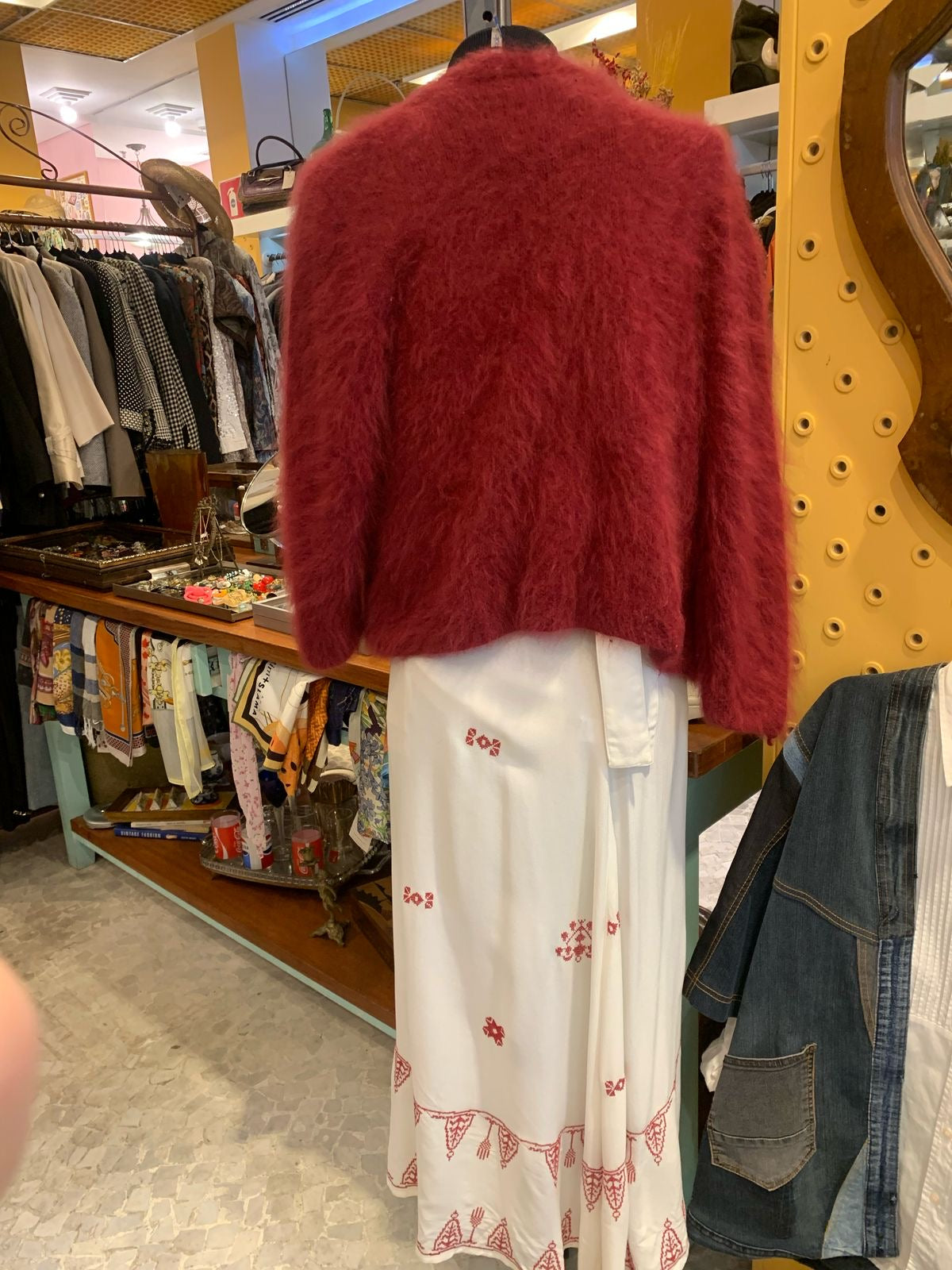 Casaquinho vermelho