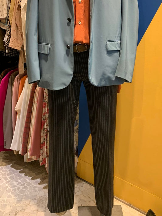 Calça de Lã risca de giz Tom Ford
