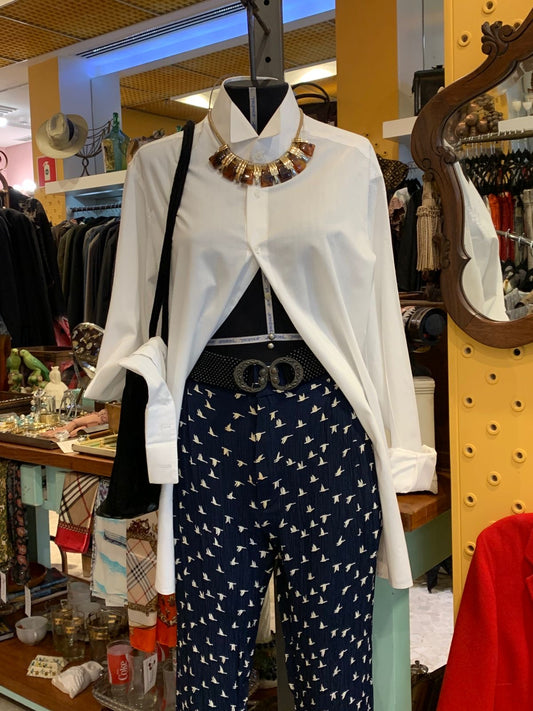 Camisa vintage branca