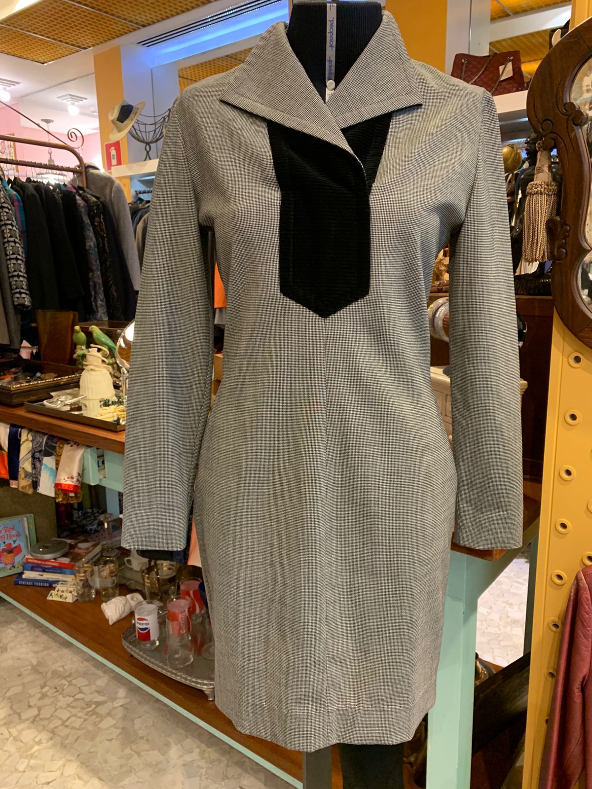 Vestido GIVENCHY cinza