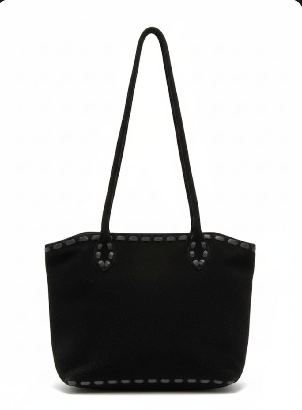 Bolsa camurça preta