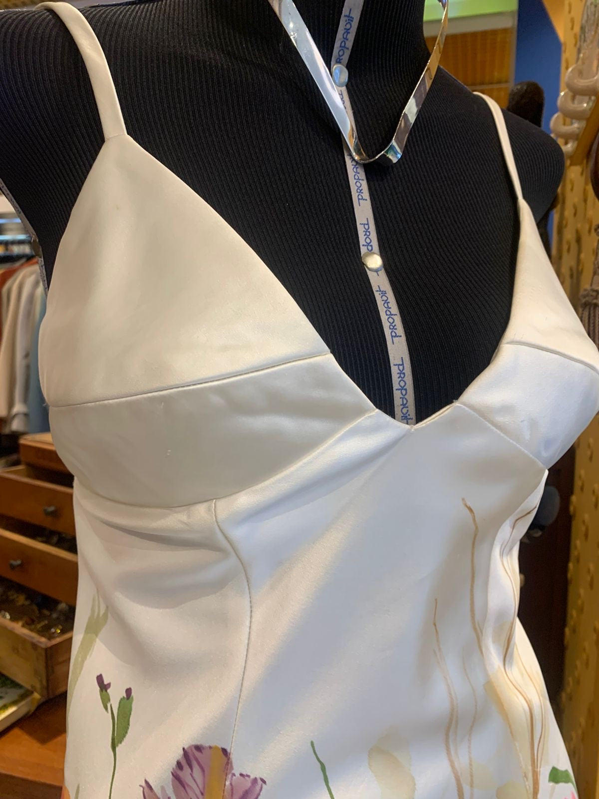 vestido MARCELO QUADROS pintado a mão