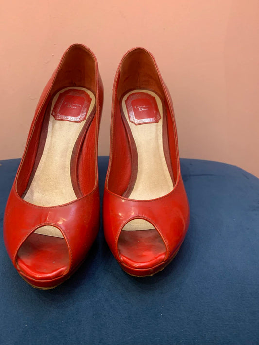 Sapato vintage de salto Christian Dior