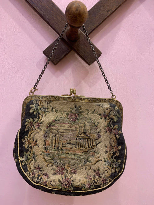 Bolsa Vintage de Tapeçaria