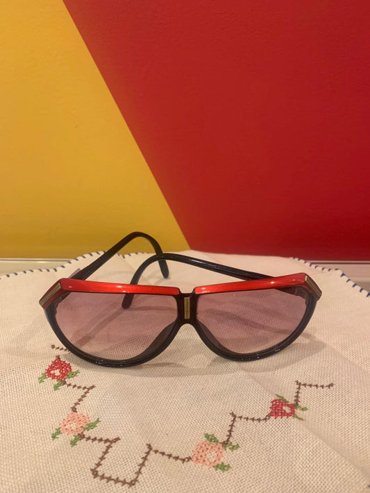 Óculos Courréges Vermelho/Preto